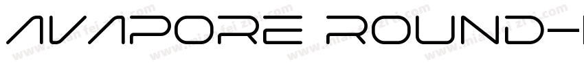 Avapore Round字体转换